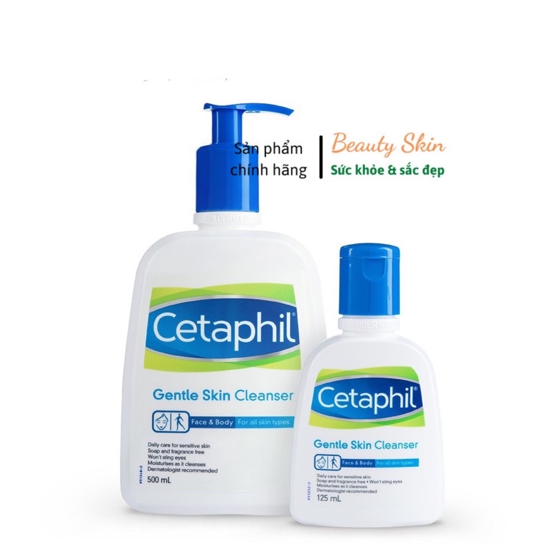 Sữa Rửa Mặt Dịu Nhẹ Cetaphil Gentle Skin Cleanser 500ml