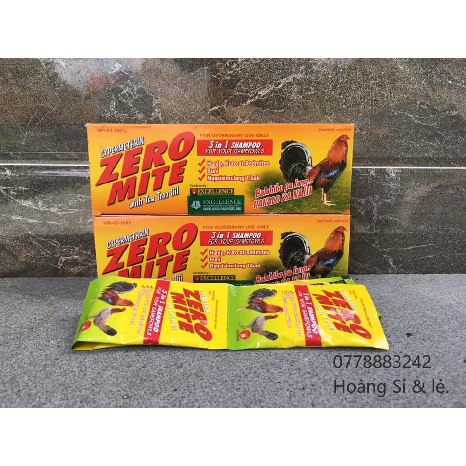 Xà bông tắm gà Zeromite .