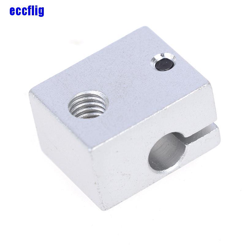 ECC 3D Printer Parts V6 Heater Block Official Aluminum Block Sock Heater Thermistor