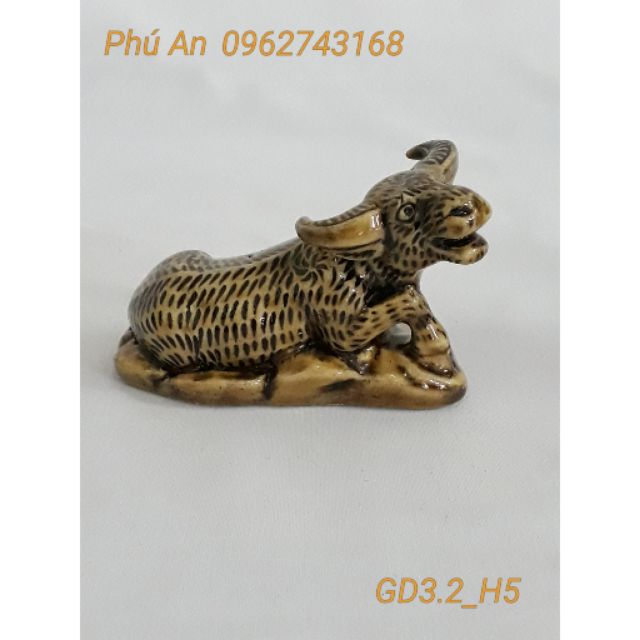 Trâu Bé- Gốm Sứ Bát Tràng