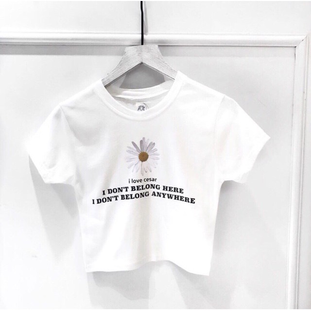 CropTop Bông Cúc Thêu ( Hình Thật) | BigBuy360 - bigbuy360.vn