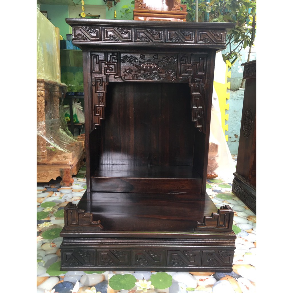 bàn thờ gỗ muồng