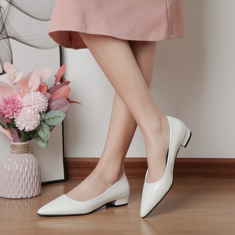 Giày Búp Bê Da Thời Trang Dành Cho Nữ