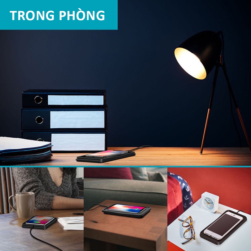 Sạc không dây Polmxs 15W C3 dành cho Ô tô, Văn phòng