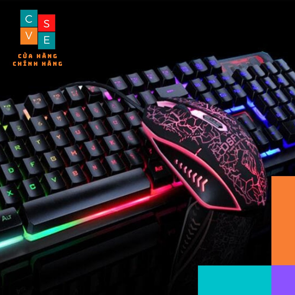 Combo Bàn Phím Chuột Giả Cơ IMICE KM-680 - Bàn Phím Chuột Máy Tính Có Dây Led Chuyên Gaming Chính Hãng | BigBuy360 - bigbuy360.vn