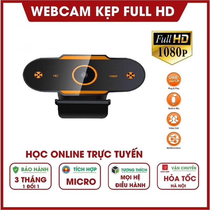 Webcam học online 720/1080mpx