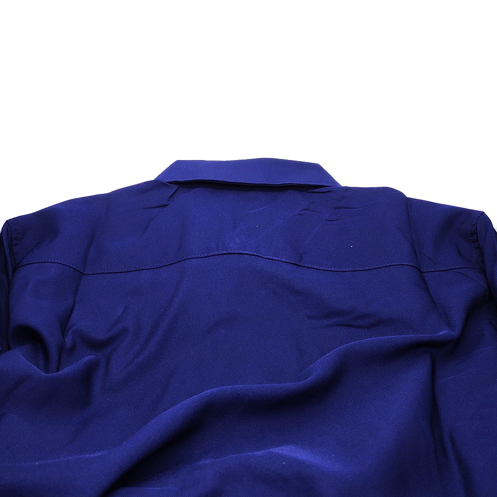 Áo sơ mi nam Nazingo xanh navy, chất liệu cotton thô