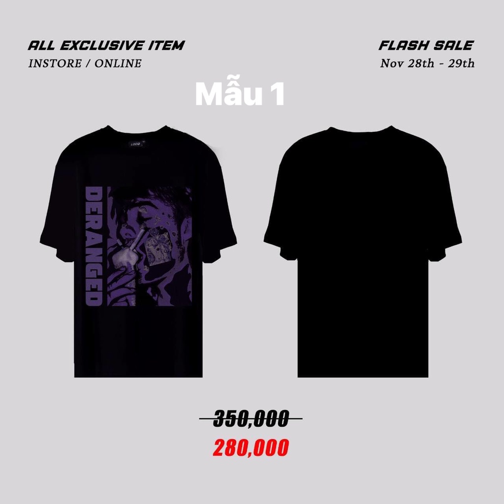 Áo Thun Nam - LoCo Sài Gòn Brand sale Off