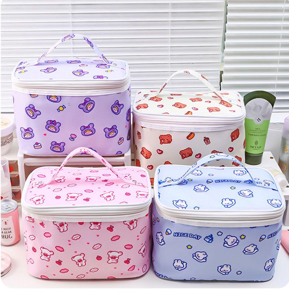 Túi Đựng Mỹ Phẩm Cỡ Lớn Họa Tiết Hoạt Hình Xinh Xắn