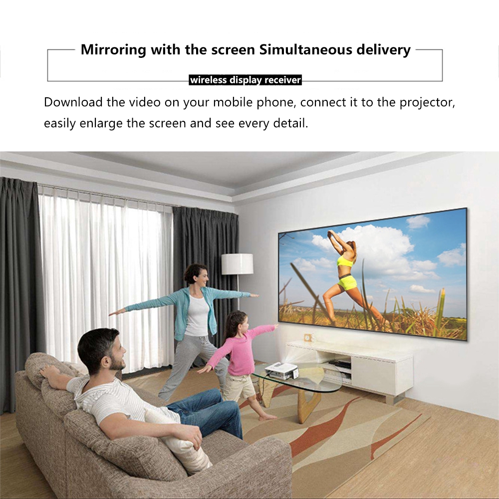 Thiết Bị Nhận Tín Hiệu Màn Hình Không Dây K2 1080p Hd Tv Cho Android Ios