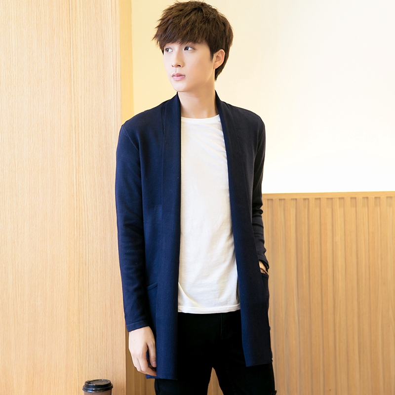 Áo Khoác Cardigan Dệt Kim Dáng Dài Thanh Lịch Dành Cho Nam | BigBuy360 - bigbuy360.vn