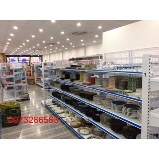 Kệ Siêu Thị Đơn Lưng Lưới