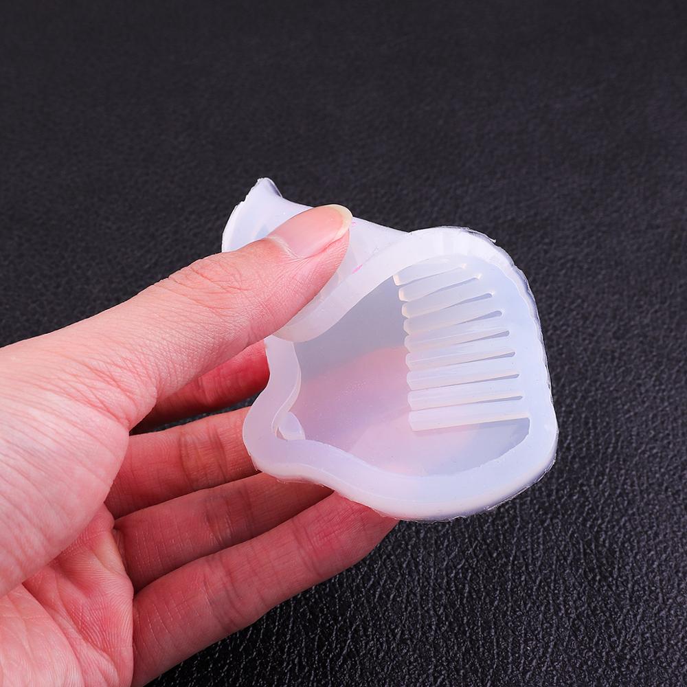 1 Khuôn Silicone Làm Lược Epoxy Resin Epoxy UV DIY Đa Ứng Dụng