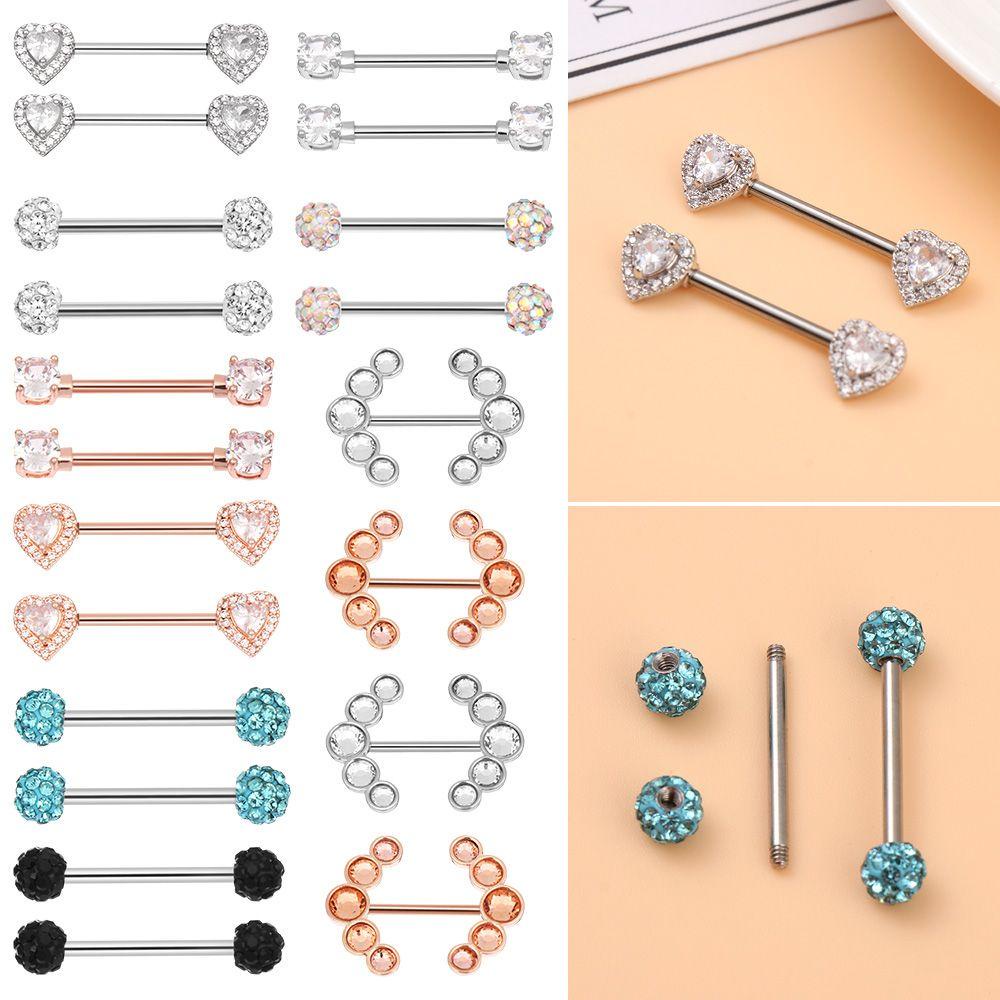 1 Cặp Nhẫn Núm Vú Giả WONDER|Khuyên Xỏ Cơ Thể Bằng Thép Phẫu Thuật 316L