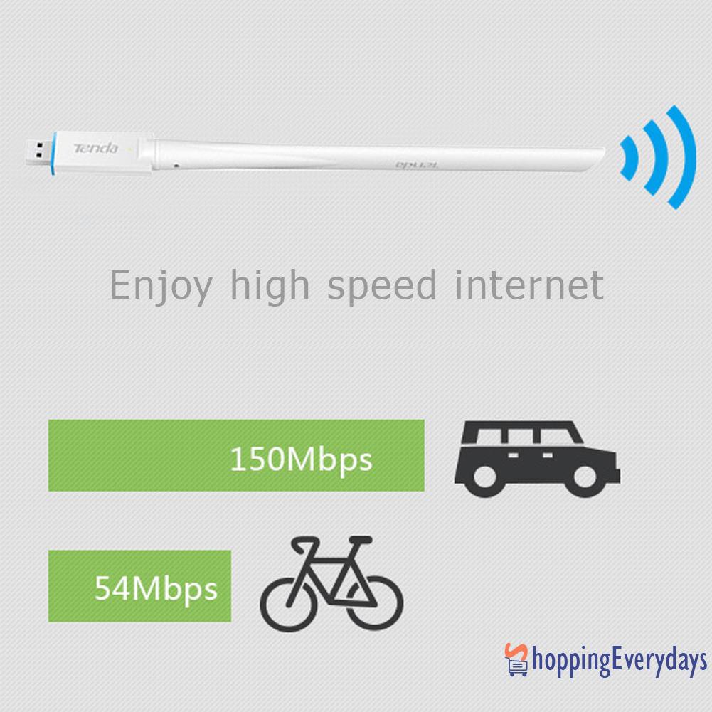 SV Usb Wifi 2.0 Không Dây Tenda U2 Với Ăng Ten 6dbi | BigBuy360 - bigbuy360.vn