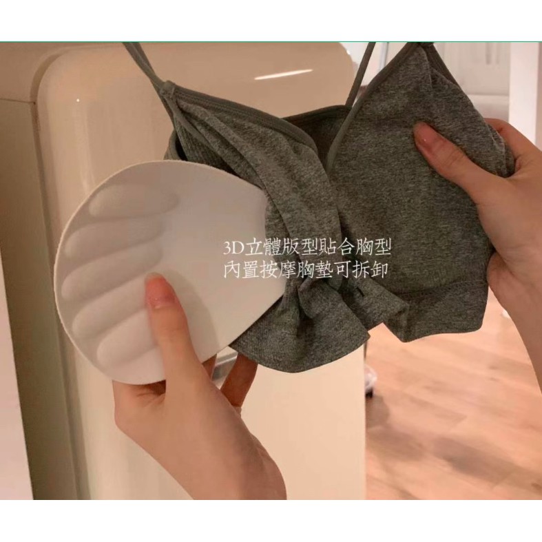 Bộ đồ lót cotton tăm tre kiểu thể thao không gọng ,nâng ngực sexy gợi cảm cho nữ M02 | BigBuy360 - bigbuy360.vn