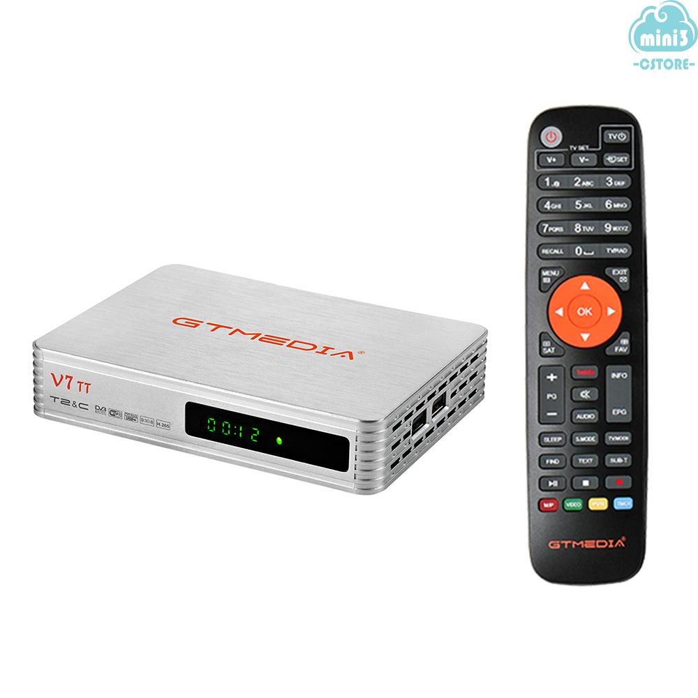 (V06) GTMEDIA V7 TT TV Receiver 1080P Full HD DVB-T/T2/Cable/J.83B Support Multi PLP Support USB PVR Ready