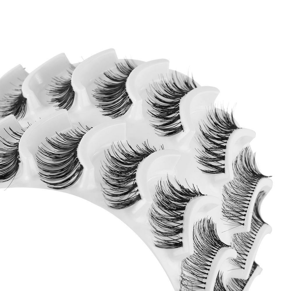 Set 10 Cặp Lông Mi Giả Dày Và Dài Thời Trang Cho Nữ XIANTIN SKONHED