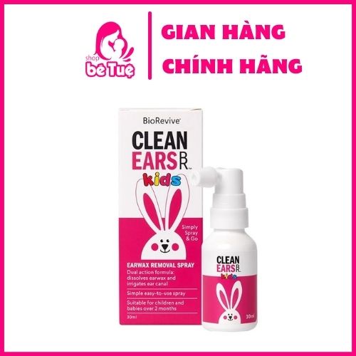 Xịt tan ráy tai Cleanears Kid 30ml