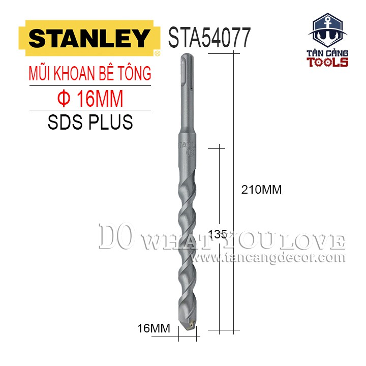 MŨI KHOAN BÊ TÔNG STANLEY STA54077