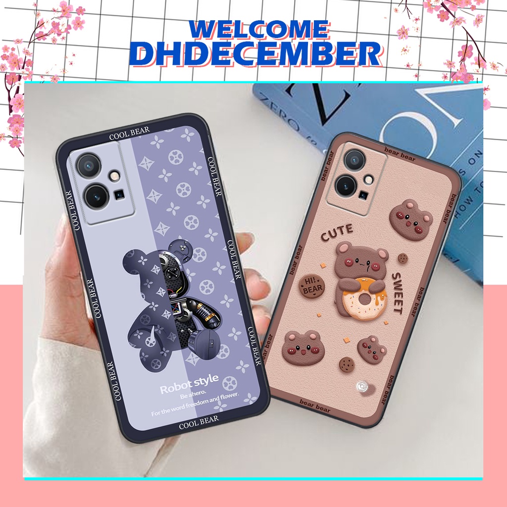 Ốp lưng Vivo Y55 5G - BẢO VỆ CAMERA in hình 3D gấu mới nhất - sang - chảnh - ĐẸP- BỀN