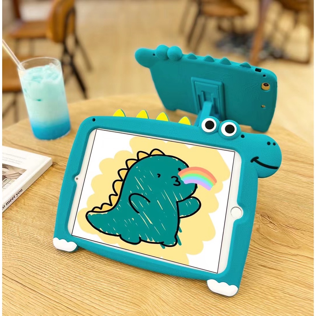 Ốp Lưng Máy Tính Bảng Hình Hà Mã Dễ Thương Dành Cho ipad 2019 10.2inch air3 pro 10.9inch air4 2018/mini12 3 4 5 6