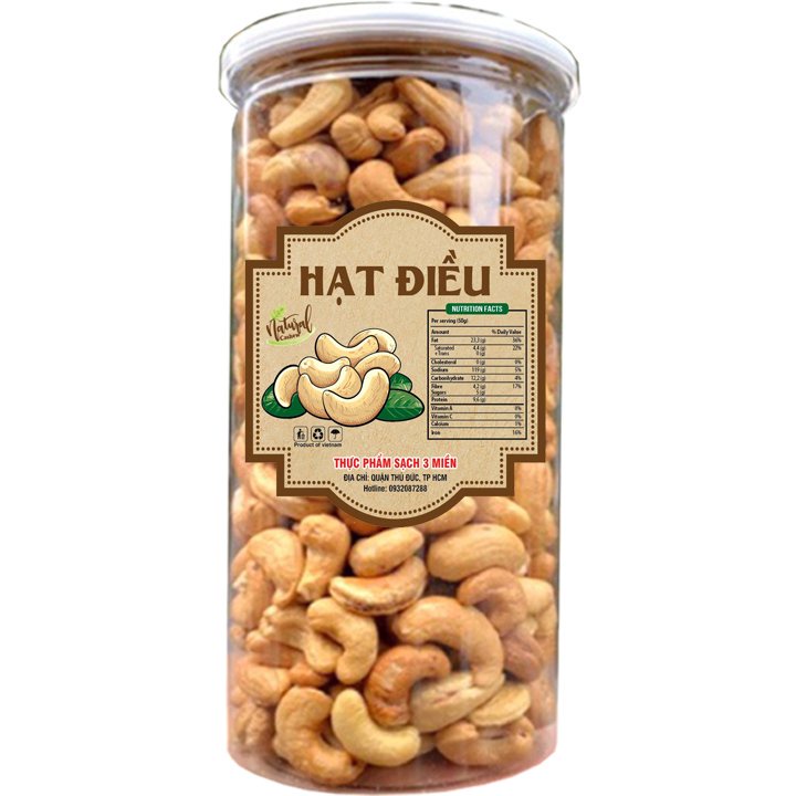 1KG Hạt Điều Nguyên Chất Sấy Chín Không Gia Vị Tốt Cho Sức Khỏe - ăn kiêng giảm cân hiệu quả