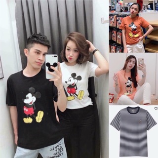 Áo phông nam, nữ mickey Uniqlo Nhật, Korea #authentic