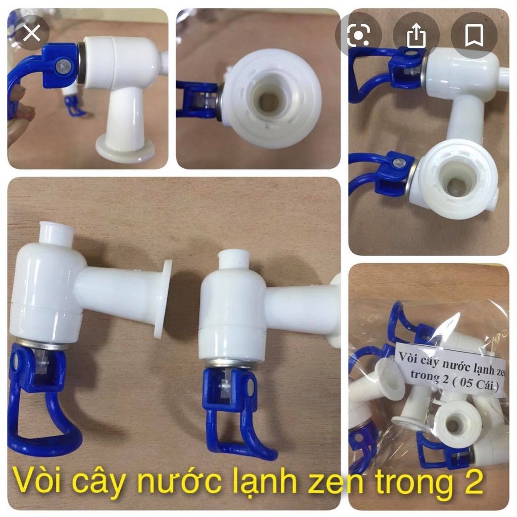Combo 2 Vòi Cây Nước Lạnh/ Nóng Zen Trong/ Ngoài Mẫu 1/ 2