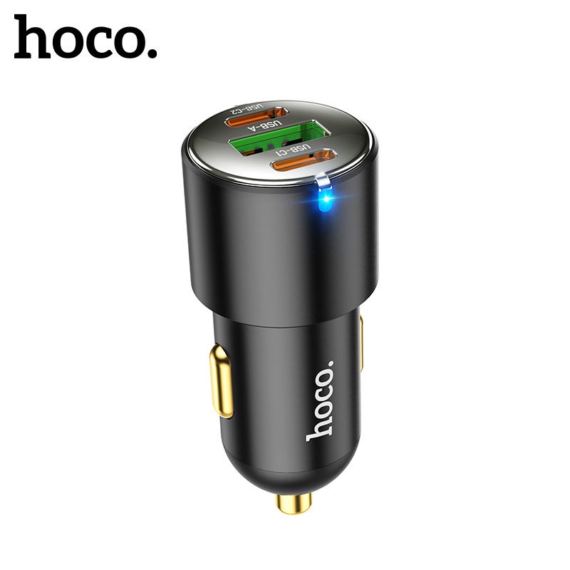 Bộ Sạc Xe Hơi NZ6 PD45W+ Q.C 3.0 Cao Cấp Hỗ Trợ 2 Cổng Type C, 1 USB-A