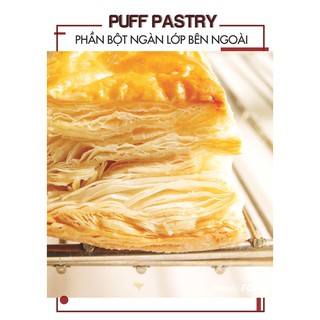 2KG Bột Ngàn lớp Puff Pastry_GIAO HÀNG NỘI THÀNH TPHCM BẰNG GRAB HOẶC NOWSHIP