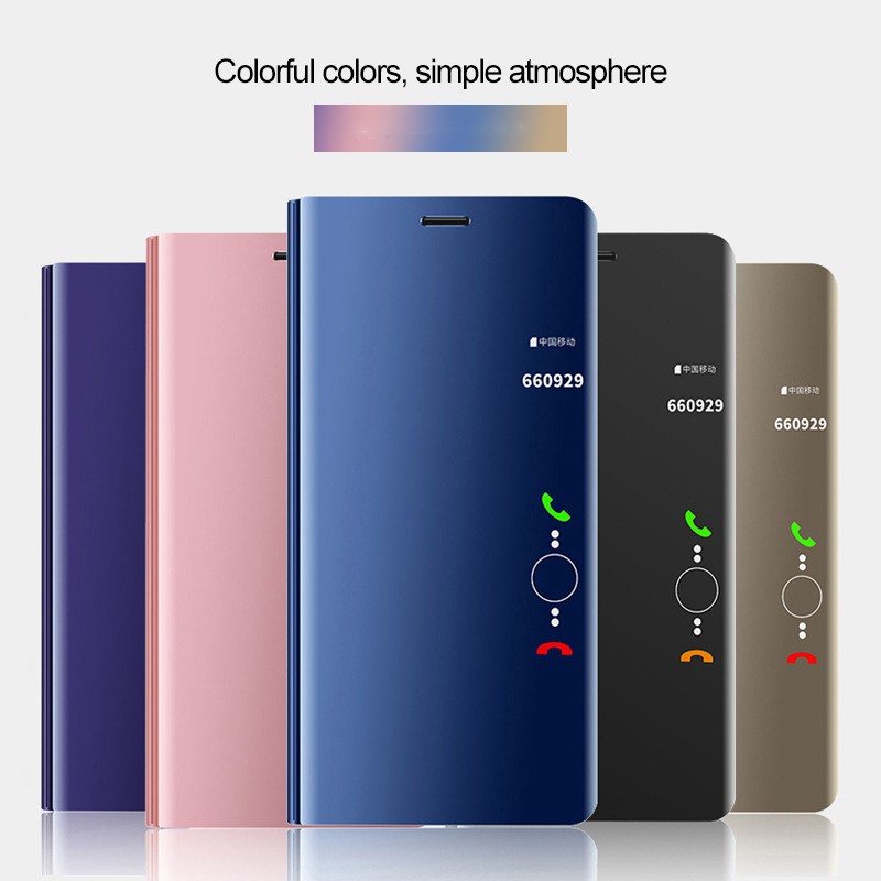 Bao da tráng gương cao cấp cho Samsung Galaxy M30 M20 M10 A10 A20 A30 A40 A50 | BigBuy360 - bigbuy360.vn