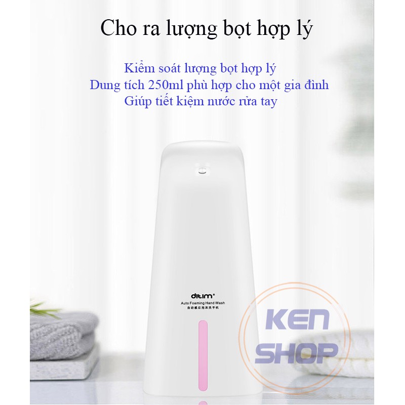 [FreeShip - Bảo hành]  Máy tạo bọt nước rửa tay, sữa rửa mặt, sữa tắm... tự động,thông minh, cảm biến hồng ngoại