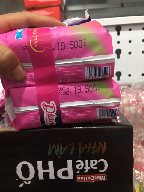 COMBO 2 BĂNG VỆ SINH SIÊU MỎNG KHÔNG CÁNH DIANA