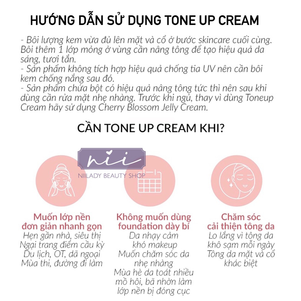 Kem dưỡng Innisfree Jeju Cherry Blossom Cream