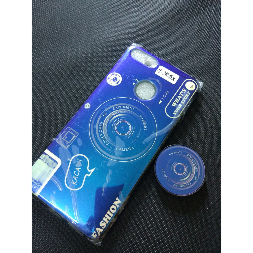 Ốp lưng Xiaomi Mi 8/ Mi 8 SE/ Mi 6X/ Mi A2/ Note 5 Pro/Mi 5X dẻo bóng 3d (tặng popsocke)