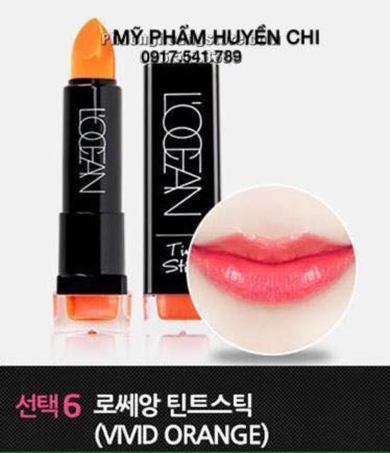 Son L’ocean Tint Stick 06- Cam rực rỡ