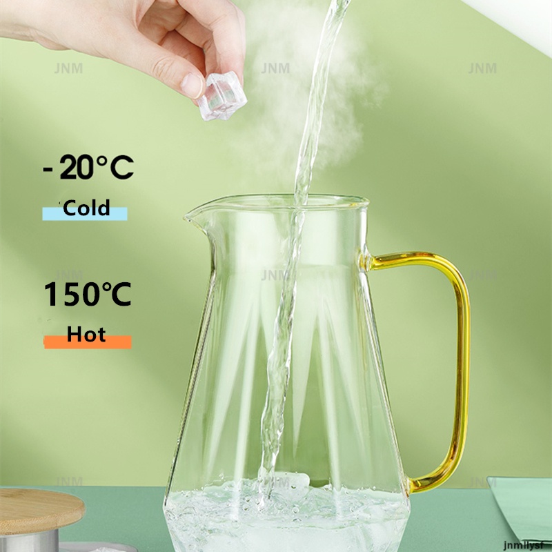 Bình thủy tinh pha cà phê/trà màu trong suốt chất lượng cao cho gia đình