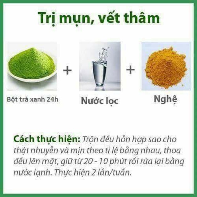 Bột trà xanh Mịn xanh 1 kg Thái Nguyên uống và đắp mặt.