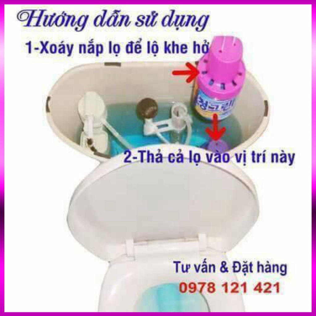 Lọ Thả Bồn Cầu Khử Mùi Cao Cấp Hàn Quốc