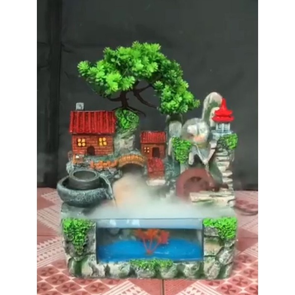 Bộ tiểu cảnh thác nước tài lộc