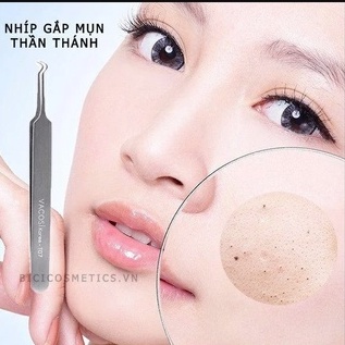 Nhíp Gắp Mụn Đầu Đen, Mụn Dưới Da Thông Minh Bằng Thép Không Gỉ