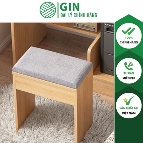 Ghế bàn trang điểm bàn phấn,ghế sofa ghế đi giày gỗ mặt đệm phong cách hàn quốc - GP138