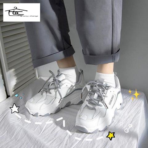 Giày Thể Thao Đế Dày Màu Đen Dễ Phối Đồ Thời Trang Xuân Thu 2022 Cho Nữ