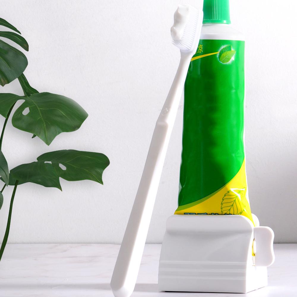 Conopery Dụng cụ ép kem đánh răng phụ kiện làm sạch răng ống lăn nhựa tái sử dụng