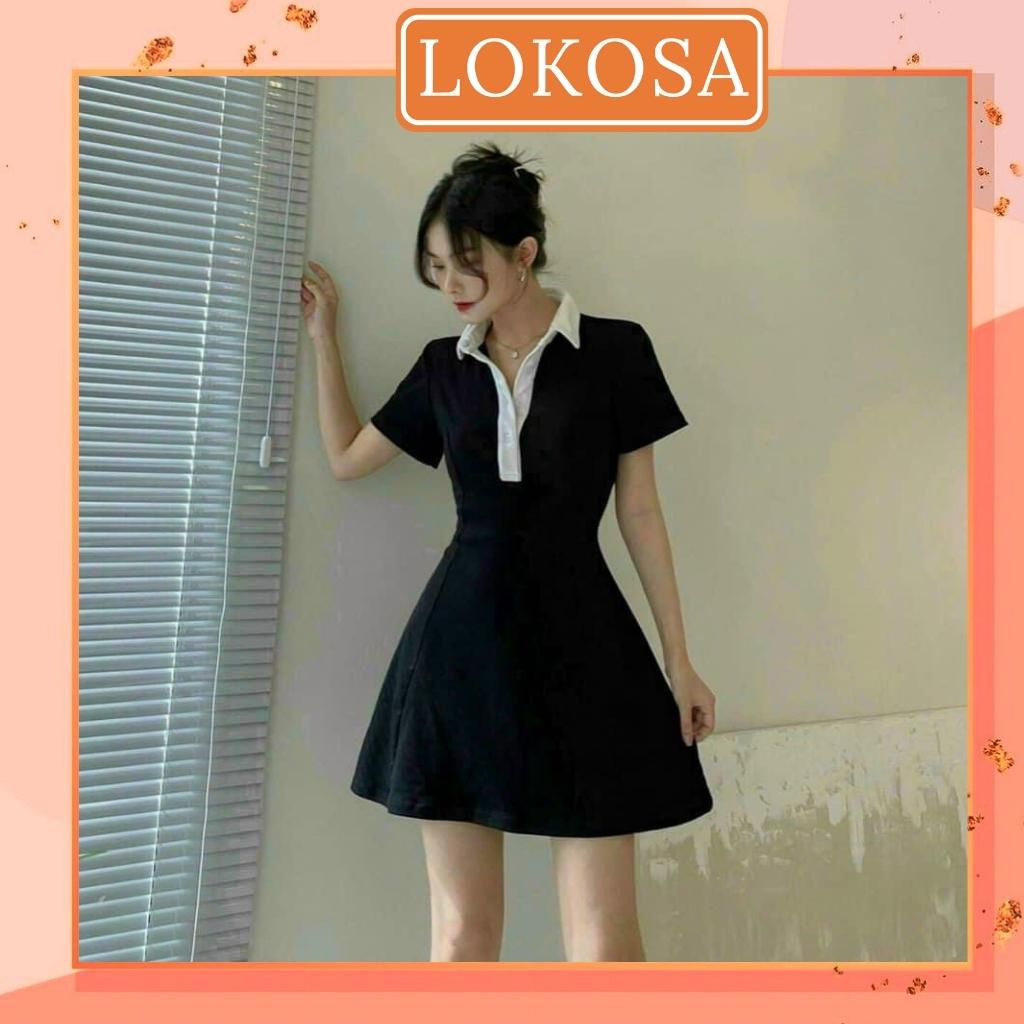 Đầm Polo Nữ LOKOSA Váy Body Dự Tiệc Cưới Chất Thun Suông Thiết Kế Đi Chơi Trẻ Trung VD024 | BigBuy360 - bigbuy360.vn