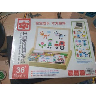 Bộ ghép hình nam châm động vật