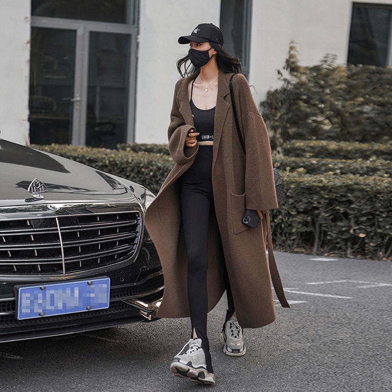 Áo Khoác cardigan Dệt Kim Dáng Rộng Thời Trang Hàn Quốc Cho Nữ
