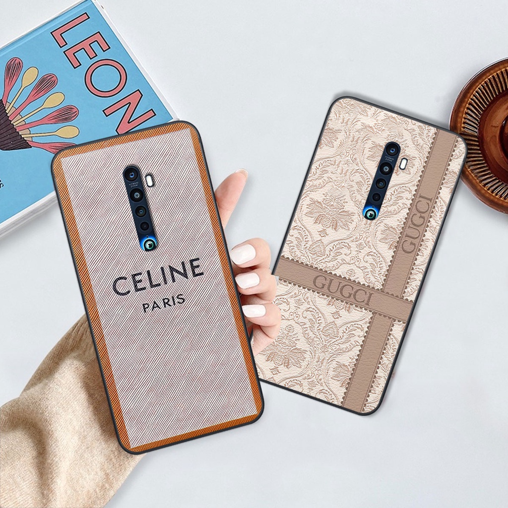 Ốp Oppo Reno 2f / Reno2 F thương hiệu ni.ke guc.ci ce.line di.or, thời trang, cao cấp