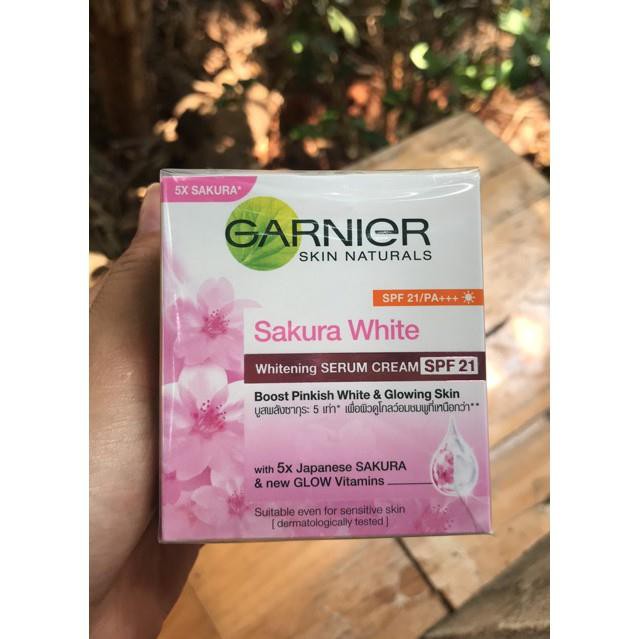 [ rẻ bất ngờ ] combo Kem Dưỡng Trắng Da Garnier Sakura White . ,